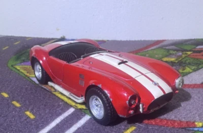 1965 Shelby Cobra 427 S/C Red with White Stripes Kinsmart See Description.  - Image 1 of 4