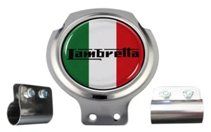 Lambretta Italia Bandera Scooter Bar Insignia - SOPORTE Y FIJACIONES GRATUITAS - Imagen 1 de 2