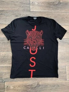just cavalli t shirt men black size XL - Picture 1 of 6
