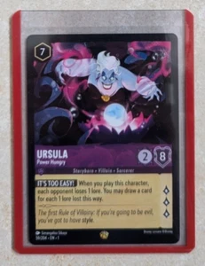 DISNEY LORCANA EL PRIMER CAPÍTULO URSULA POWER HUNGRY LEGENDARY 59/204 - Imagen 1 de 1