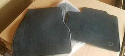 FORD SUPER DUTY FRONT BLACK  FLOOR MATS  - 0EM FACTORY FORD - Image 1 of 4