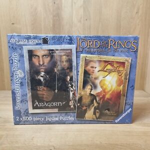 Ravensburger Lord of the Rings 2 x 500 Piece Jigsaw Puzzles in One Box *New*