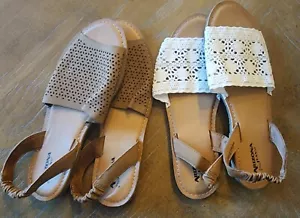 Women's Sandals Size 10M 2 Pair New Without Boxes - Picture 1 of 11