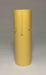 4" Antique Style PaperBoard Candle Cover Chandelier Lamp Socket, Standard #CC977 - Picture 1 of 3