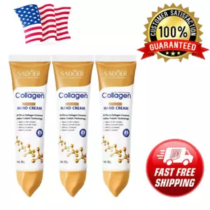 Collagen Anti-wrinkle Hand Cream Skin Cracked Repair Soften Nourish Anti-drying - Picture 1 of 5