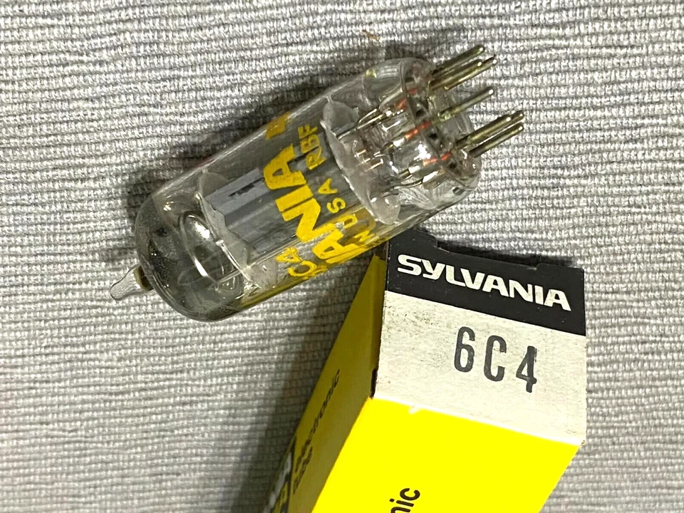 Tube 6C4 SYLVANIA NOS NIB neuf 1 pièce en boîte
