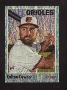 Colton Cowser Baltimore Orioles 2024 Topps Archives Aqua Sparkle Card #75/75 - Picture 1 of 2
