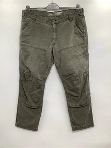 Carhartt Men Utility Double-Front Relaxed Fit Rugged Flex Sage Green Pants 36x30 - Picture 1 of 15