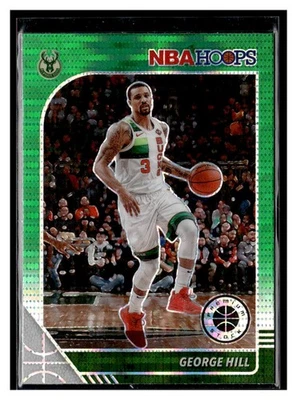 Aros Premium Stock #93 George Hill Prizms Green Pulsar Milwaukee Bucks 2019-20 Foto 1 de 2