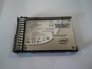 Lot Of 5 HP Intel SSD DC S3700 SSDSC2BA100G3P 100GB 6Gbs 2.5" SATA SSD - Picture 1 of 3