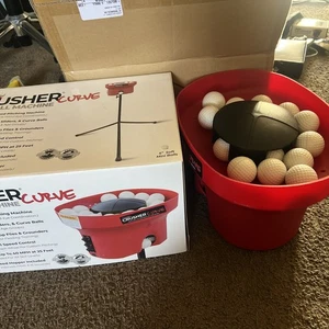 Fastball-Curveball Mini Ball Pitching Machine With 2 8 Hr. Battery - Picture 1 of 4