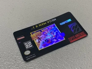 Mega Man X3, Holographic (SNES) Super Nintendo Replacement Label - Picture 1 of 1