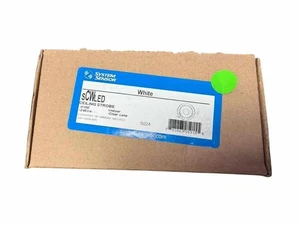 NUEVO PAQUETE DE 10 sensores de sistema SCWLED blanco techo fuego estroboscópico 2 cables - Imagen 1 de 4