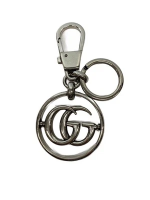 GUCCI Keychain Silver Metal Charm Accessory for Men from Japan Luxury Designer - Image 1 of 3