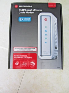 NEW Motorola SURFboard SB6141 eXtreme White Cable Modem Open Box - Picture 1 of 5