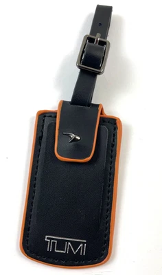 Tumi McLaren багажа ID повесить ярлык портфель спортивная бирка путешествий кожи резиновый новый - Изображение 1 из 3
