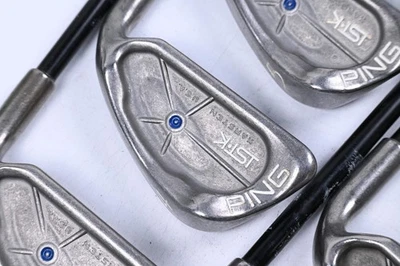 Ping ISI-K Irons / 3-PW / Blue Dot / Stiff Flex Grafalloy Pro M29 Shafts - Image 1 of 4