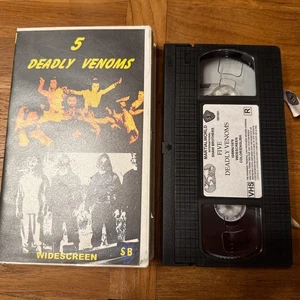 Five Deadly Venoms (VHS) 1978 Chang Cheh Chiang Sheng Kung Fu Cult Classic RARE - Picture 1 of 5
