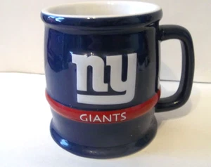 New York NY Giants, NFL Blau Keramik Kaffeebecher, 3D Buchstaben & Logo - Bild 1 von 4