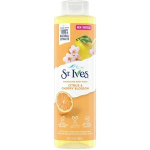 St. Ives Energizing Body Wash – Citrus & Cherry Blossom – 22 oz – NEW - Picture 1 of 2