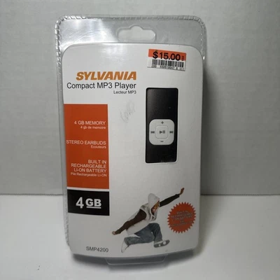 Sylvania 4GB MP3 Player Model SMP4200 New Sealed - Image 1 of 4