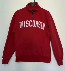 UW Madison Wisconsin Jansport Sweater Size Small Red Wisconsin Womens - Picture 1 of 6
