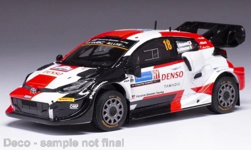 IXO MODEL RAM861 TOYOTA GR YARIS N.18 WRC RALLY ESTLAND 2022KATSUTA/JOHNSTON 1:4 - Immagine 1 di 1