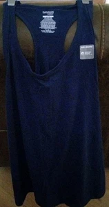 Danskin Now 2X Damen Tanktop marineblau Activewear ärmellos Racerback neu mit Etikett - Bild 1 von 3