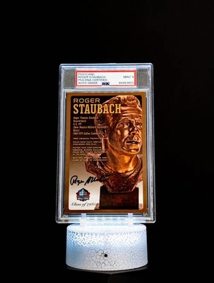 Roger Staubach Class of 1985 Post Card 146/150 / PSA Autograph Mint 9 - Image 1 of 4