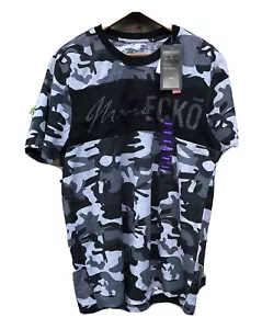 NWT Marc Ecko Cut Sew Men's M Camo Short Sleeve Tee T Shirt Spring Collection - Picture 1 of 5
