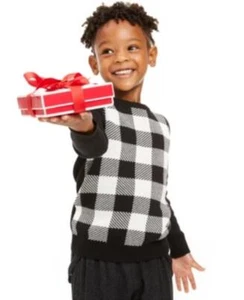 MSRP $40 Charter Club Little Boys Buffalo Check Family Sweater Size 6 - Picture 1 of 1