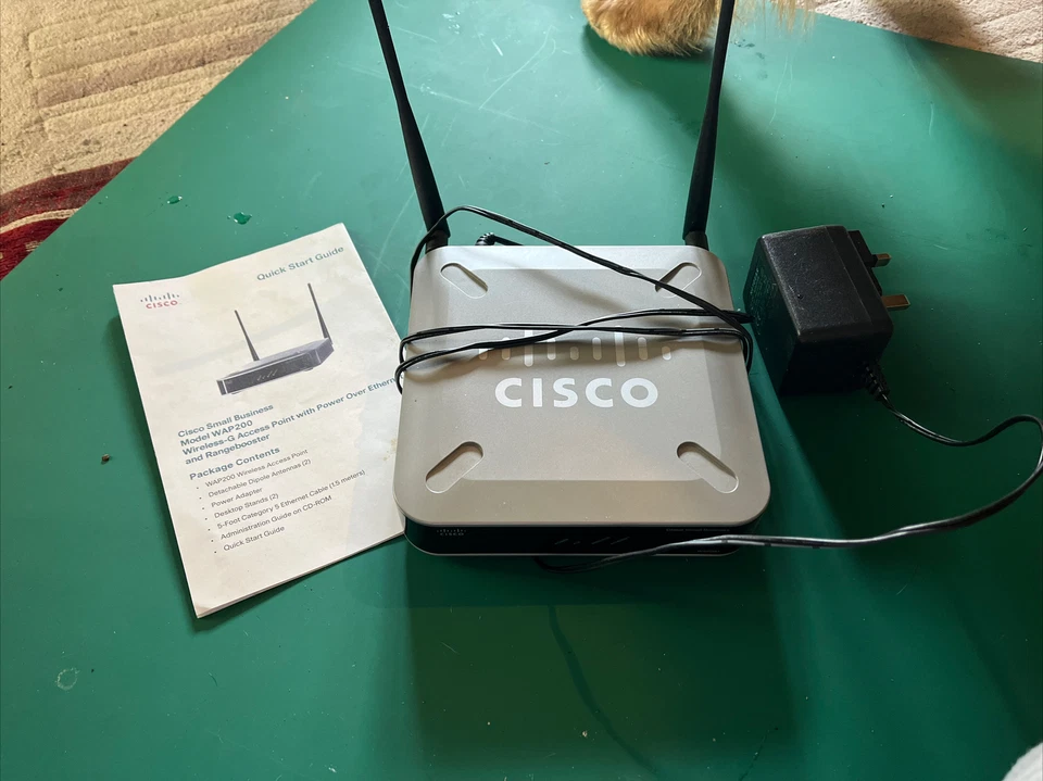 Wireless-G Access Point Cisco Linksys WAP200 PoE with PSU  - Image 1 of 1