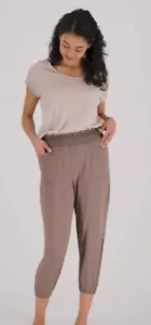 Pantaloni Jogger Jersey Anybody Lush Smokey Taupe 3X Nuovi - Foto 1 di 1