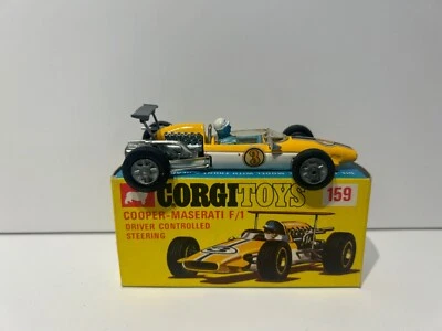 Corgi Toys 159 Cooper Maserati F1, Boxed, Original, 1960's. Rare, Vintage. - Image 1 of 4