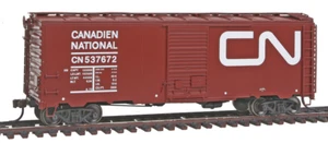 Atlas HO Scale 20001389 & 1390 Canadian National 40' Postwar Box Cars 2Pk - Picture 1 of 2