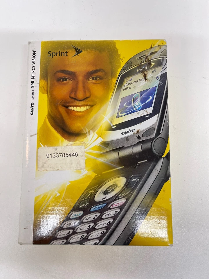 Sanyo SCP-2400 Very Rare - For Collectors Sprint PCs Vision Box Manual - Image 1 of 4