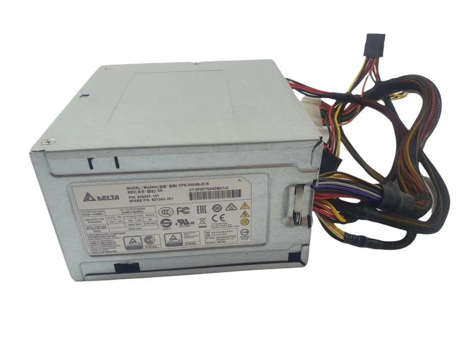 HP 816337-101 821243-001 350W ProLiant ML30 Gen9 Server PSU Power Supply - Image 1 of 1