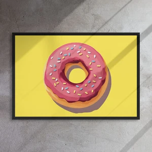 Doughnut Sprinkles 36x24 Framed Canvas Print - Picture 1 of 1