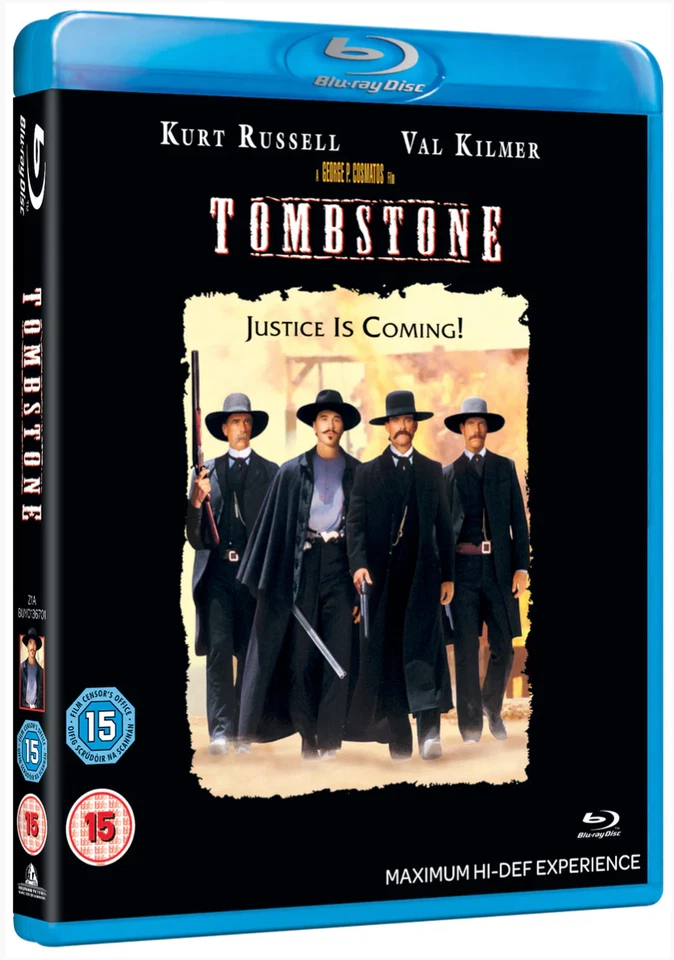 Tombstone (1993) Blu-ray (Region Free) Kurt Russell / Val Kilmer - image 1 of 1