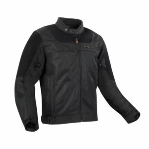 NEW 2022 BLACK BERING MALIBU MESH SUMMER FIBRETECH 600D JACKET SIZE EU50 UK40 M - Picture 1 of 2