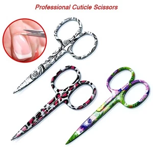 Pro Cuticle Beauty Small Scissor Manicure Toe Nail Scissors Nail Art Shears - Picture 1 of 11