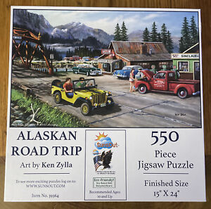 ALASKAN ROAD TRIP by KEN ZYLLA - SunsOut 550 piece puzzle