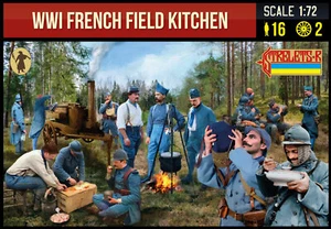 STRELETS Miniatures 1/72 – World War I-II French Field Kitchen Camp - LIMITED - Imagen 1 de 1