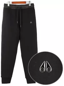 Felpa Jogger Berkeley Moose Knuckles nera uomo piccola nuova con etichetta - Foto 1 di 10