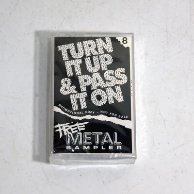 Turn It Up And Pass It On Volume 8 Metal Sampler Cassette New Sealed Promo - Image 1 of 4
