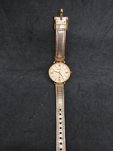Fossil Jacqueline Watch Women Rose Gold Tone Date Leather Needs New Battery - Picture 1 of 4