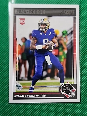 Michael Penix Jr. 2024 Panini Score Football RC #323 Atlanta Falcons - Image 1 of 2
