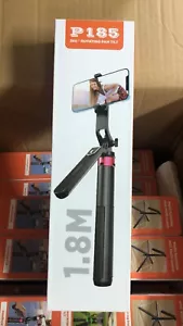Universal 6’ Selfie Stick Tripod Stand for Cell Phone with Bluetooth Remote - Picture 1 of 5