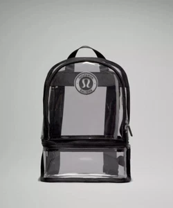 LULULEMON Clear 10L BACKPACK LOGO AUTHENTIC CONCERTS GAMES - Picture 1 of 5