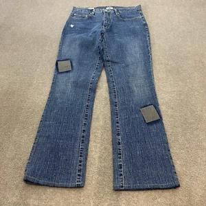 Y2K Pepe Jeans Größe 29 Stickerei Patches Distressed passt 29x29 Vintage - Bild 1 von 14